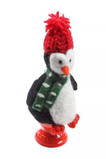 Load image into Gallery viewer, luscious scarves christmas decorations Pachamama Penguin Egg Cosy, Hand Felted, Fair Trade
