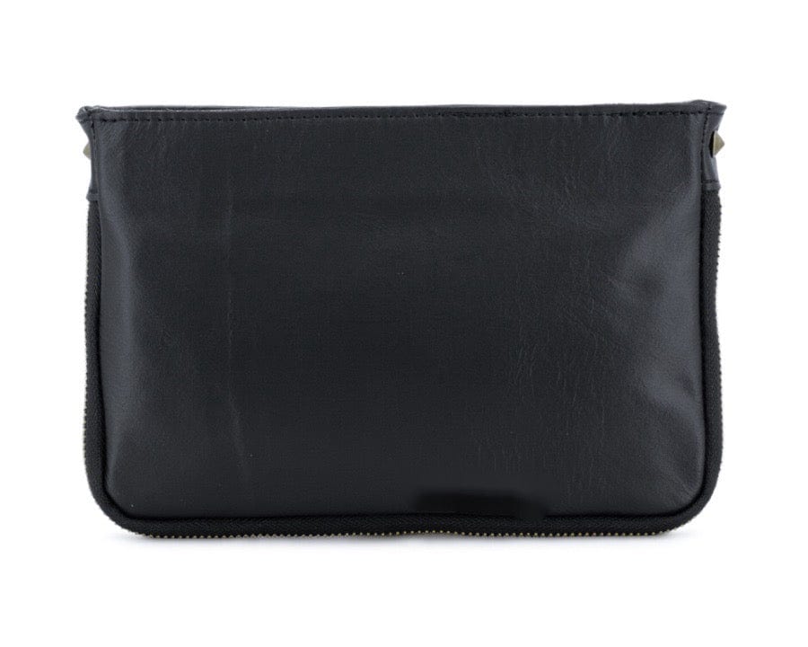 luscious scarves clutch bag Italian Leather Small Zebra Clutch Bag