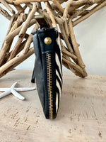 Load image into Gallery viewer, luscious scarves clutch bag Italian Leather Small Zebra Clutch Bag
