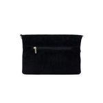 Load image into Gallery viewer, luscious scarves clutch bag Italian Suede Leather Fold Over Clutch Bag with Tassel.
