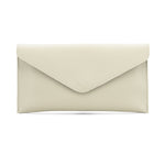 Load image into Gallery viewer, luscious scarves Cream Genuine Italian Leather Envelope Clutch Bag , 10 Colours Available
