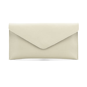 Genuine Italian Leather Envelope Clutch Bag 8 Colours Available. luscious scarves