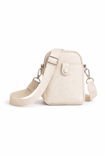 Load image into Gallery viewer, luscious scarves crossbody Cream Compact Crossbody Phone Bag with Wide Strap – Multiple Colours Available
