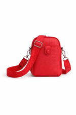 Load image into Gallery viewer, luscious scarves crossbody Red Compact Crossbody Phone Bag with Wide Strap – Multiple Colours Available
