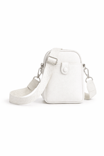 Load image into Gallery viewer, luscious scarves crossbody White Compact Crossbody Phone Bag with Wide Strap – Multiple Colours Available
