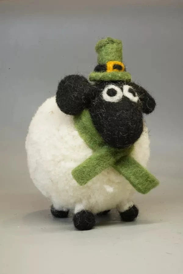 luscious scarves decoration Pachamama Hand Felted Bridget the Irish Sheep Ornament , Fairtrade