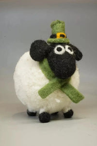 luscious scarves decoration Pachamama Hand Felted Bridget the Irish Sheep Ornament , Fairtrade