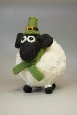 Load image into Gallery viewer, luscious scarves decoration Pachamama Hand Felted Bridget the Irish Sheep Ornament , Fairtrade
