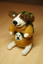 Load image into Gallery viewer, luscious scarves decoration Pachamama Hand Felted Rambling Rodger the Dog Ornament , Fairtrade
