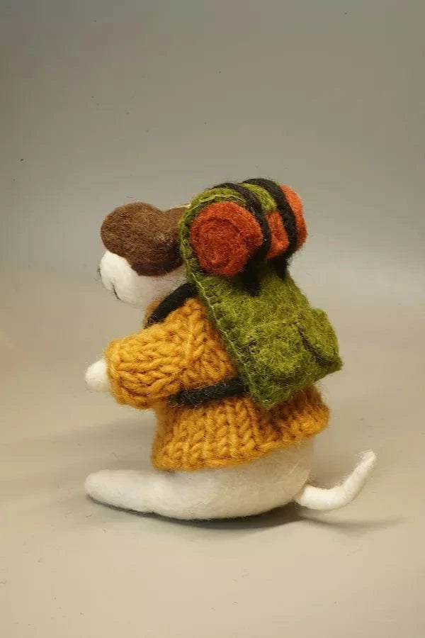 luscious scarves decoration Pachamama Hand Felted Rambling Rodger the Dog Ornament , Fairtrade
