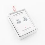 Load image into Gallery viewer, luscious scarves Earrings Life Charms Cherry drops silver studs
