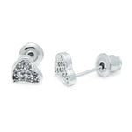 Load image into Gallery viewer, luscious scarves Earrings Life Charms Heart silver studs

