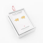 Load image into Gallery viewer, luscious scarves Earrings Life Charms Lucky elephant gold studs
