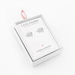 Load image into Gallery viewer, luscious scarves Earrings Life Charms Lucky elephant silver studs
