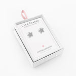 Load image into Gallery viewer, luscious scarves Earrings Life Charms Sparkly crystal silver studs
