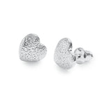 Load image into Gallery viewer, luscious scarves Earrings Life Charms Sweet heart silver studs
