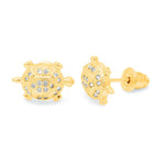 Load image into Gallery viewer, luscious scarves Earrings Life Charms Turtle gold studs
