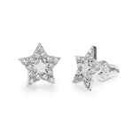 Load image into Gallery viewer, luscious scarves Earrings Life Charms Twinkle stars silver studs
