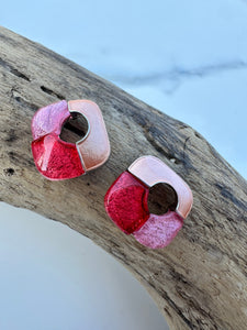 luscious scarves Earrings Miss Milly Coral Toroid Earrings FE672GPMB