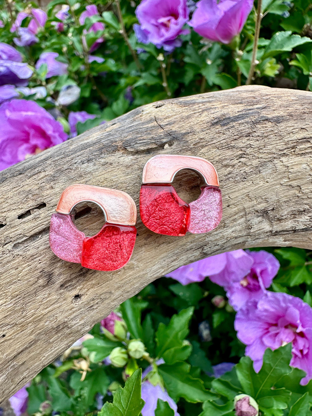 luscious scarves Earrings Miss Milly Coral Toroid Earrings FE672GPMB
