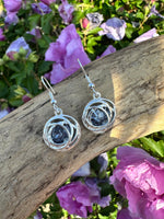 Load image into Gallery viewer, luscious scarves Earrings Miss Milly Grey and Silver Drop Earrings FE375GYIP

