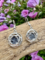 Load image into Gallery viewer, luscious scarves Earrings Miss Milly Grey and Silver Drop Earrings FE375GYIP
