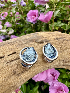 luscious scarves Earrings Miss Milly Powder Blue Nugget Earrings FE681WSIP