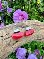 Load image into Gallery viewer, luscious scarves Earrings Miss Milly Red Deco Earrings FE745SLMB

