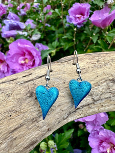 luscious scarves Earrings Miss Milly Sky Blue Heart Earrings , FE211