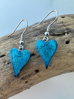 Load image into Gallery viewer, luscious scarves Earrings Miss Milly Sky Blue Heart Earrings , FE211
