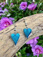 Load image into Gallery viewer, luscious scarves Earrings Miss Milly Sky Blue Heart Earrings , FE211
