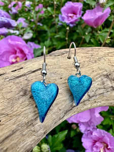 luscious scarves Earrings Miss Milly Sky Blue Heart Earrings , FE211