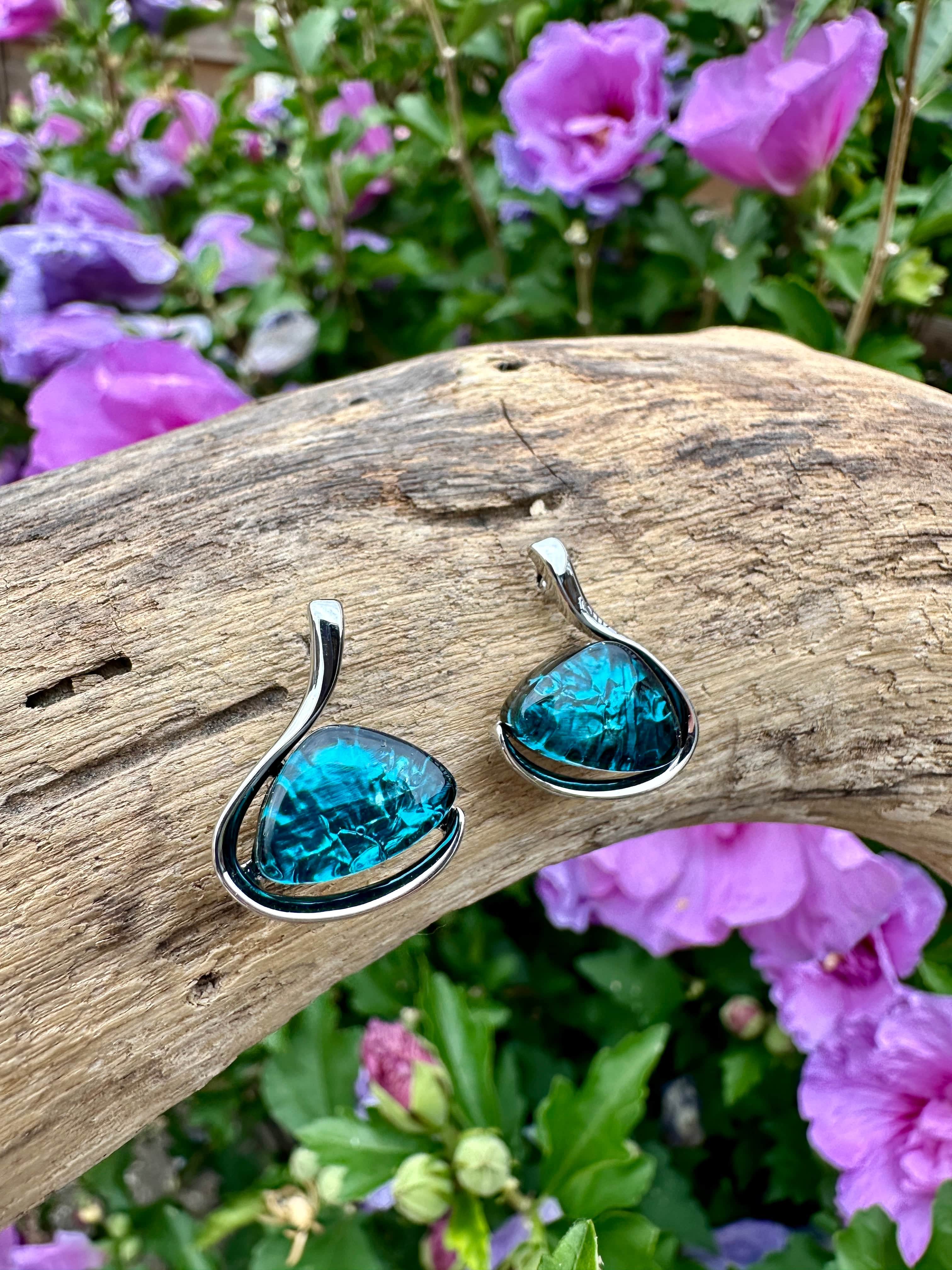 luscious scarves Earrings Miss Milly Teal Green Euler Earrings FE753AXIP