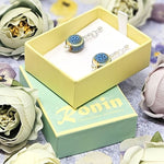 Load image into Gallery viewer, luscious scarves Earrings Ronin Gemstone Jewellery Whisper E4 Earrings
