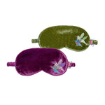 Load image into Gallery viewer, luscious scarves eye mask Lua Silk Velvet Hummingbird Eyemask
