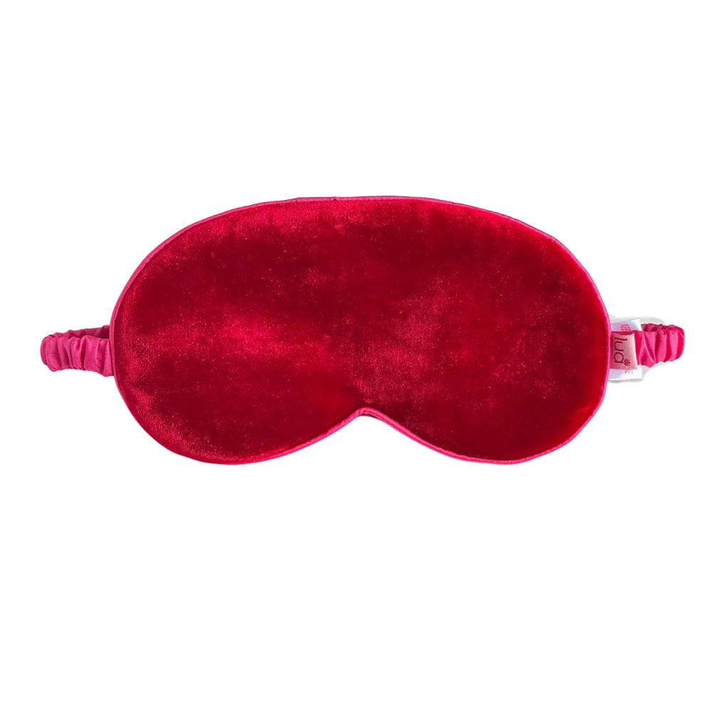 luscious scarves eye mask Red Lua Velvet / Silk Luxurious Eyemask in 5 Colous