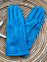 Load image into Gallery viewer, luscious scarves Faux suede Ladies Gloves available in 8 Colours.
