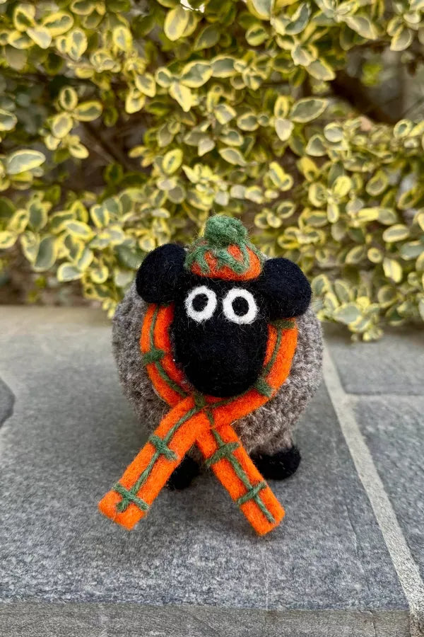 luscious scarves felted friends Pachamama Douglas The Highland Sheep, Hand Felted