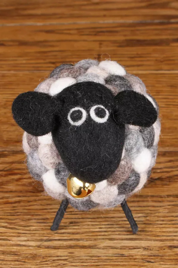 luscious scarves felted friends Pachamama Heavyweight Helen the Hand Felted Sheep