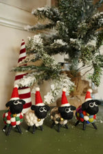 Load image into Gallery viewer, luscious scarves felted friends Pachamama Susan&#39;s First Christmas , Hand Felted
