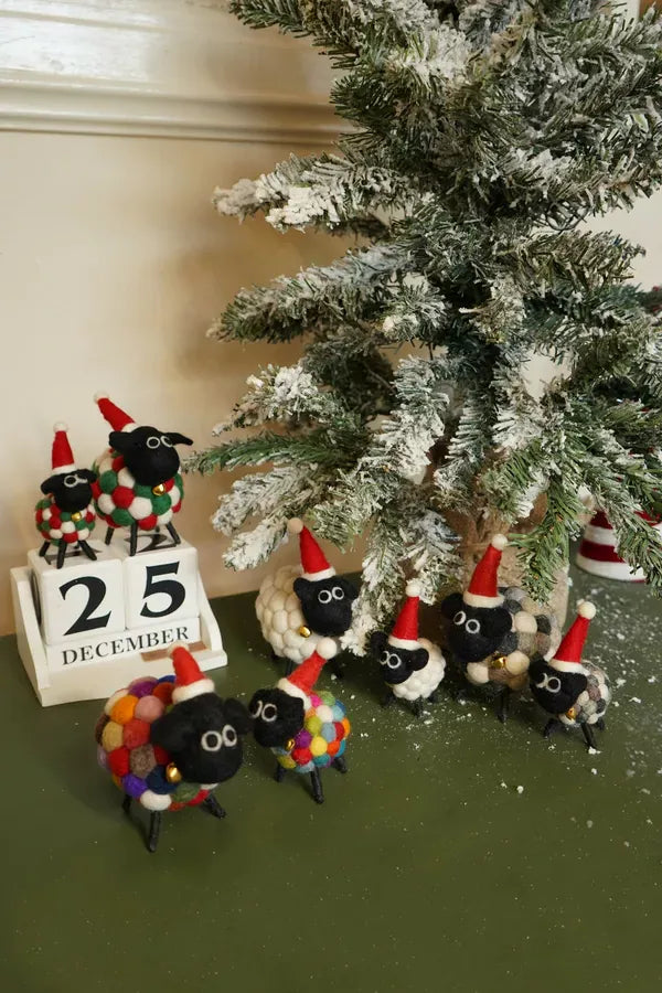 luscious scarves felted friends Pachamama Susan's First Christmas , Hand Felted