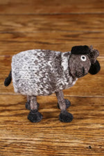 Load image into Gallery viewer, luscious scarves felted friends Pachamama Tank Top Tina , Hand Felted Sheep.
