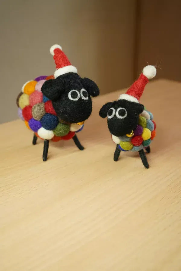 luscious scarves felted friends Pachamama Ziggy's First Christmas, Hand Felted Friends.