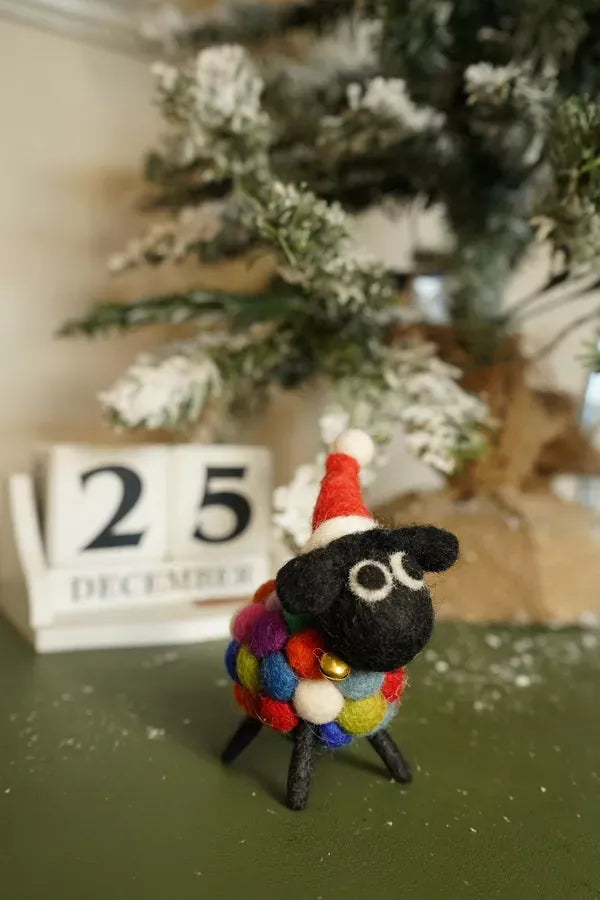 luscious scarves felted friends Pachamama Ziggy's First Christmas, Hand Felted Friends.