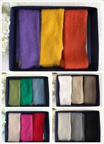 luscious scarves Fluffy Long Sleeve Fingerless Gloves