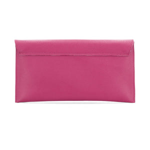 luscious scarves Genuine Italian Leather Envelope Clutch Bag , 10 Colours Available