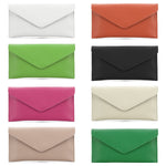 Load image into Gallery viewer, luscious scarves Genuine Italian Leather Envelope Clutch Bag , 10 Colours Available
