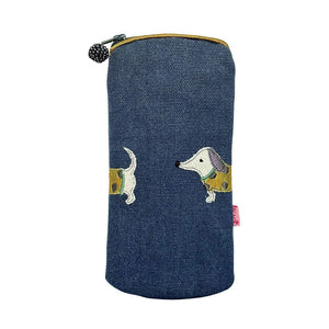 luscious scarves glasses case Blue Lua Sausage Dog Glasses Case, Available in 3 Colours .