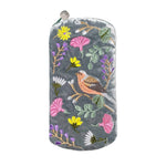 Load image into Gallery viewer, luscious scarves glasses case Lua Finch &amp; Flower Glasses Case in a Soft Blue Velvet.
