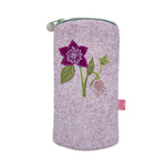 Load image into Gallery viewer, luscious scarves glasses case Lua Hellebore Glasses Purse in Purple Heathery Tones.
